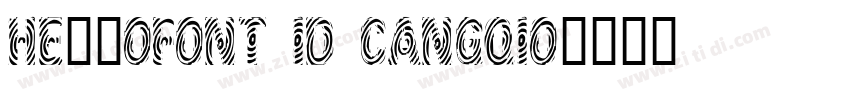 HelloFont ID CangQio字体转换